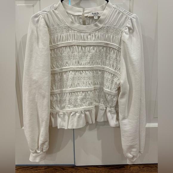 Sea New York Smocked Sweatshirt - Picture 2 of 5